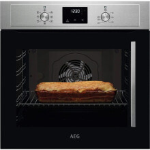 AEG Built-in Oven BCX335L11M, 72 L, Class A, Stainless Steel, Left Door
