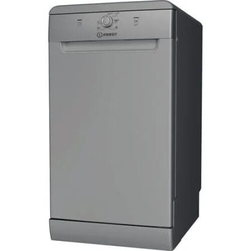 Indesit Indesit IN2FE10CS90SUK Slimline Dishwasher 45cm, Silver, 10 Place Settings, Energy Efficient, Multiple Wash Programs, Adjustable Racks, Quiet Operati 1