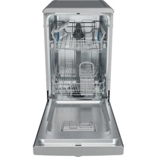 Indesit Indesit IN2FE10CS90SUK Slimline Dishwasher 45cm, Silver, 10 Place Settings, Energy Efficient, Multiple Wash Programs, Adjustable Racks, Quiet Operati 2