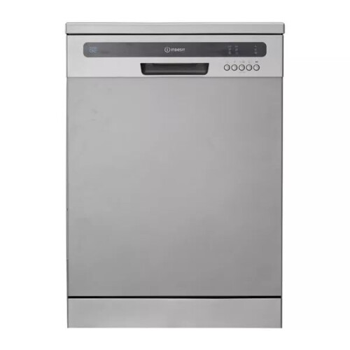 Indesit Indesit IN2FE13CNO7SUK Push&Go Full Size Freestanding Dishwasher, 13 Place Settings, Silver, 5 Programmes, Rapid 30, Half Load, Delay Timer, E Rated,