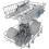Indesit Indesit IN2FE10CS90SUK Slimline Dishwasher 45cm, Silver, 10 Place Settings, Energy Efficient, Multiple Wash Programs, Adjustable Racks, Quiet Operati 6