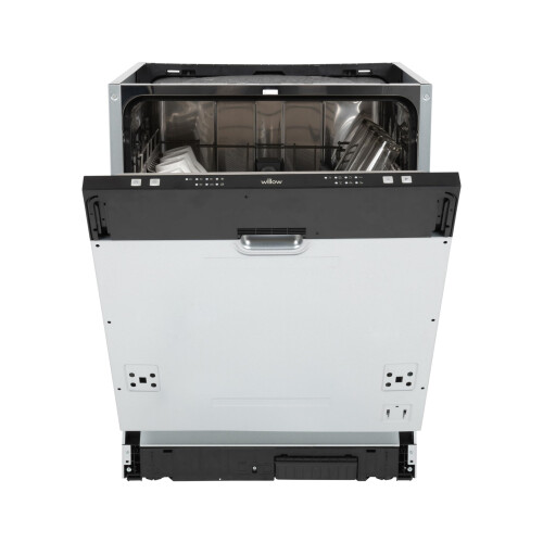 Willow WDW1460I 60cm Integrated Dishwasher with 14 Place Settings, Half Load Function, Delay Start, 6 Wash Programs, LED Indicator