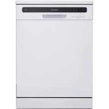 Indesit IN2FE13CNO7WUK Push&Go Full Size Freestanding Dishwasher, 13 Place Settings, White, 5 Programmes, Rapid 30, Half Load, Delay Timer, E Rated,