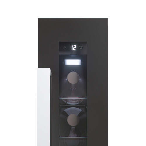 Candy Candy DiVino Integrated Wine Cooler, Single Zone, 7 Bottles, Black 2