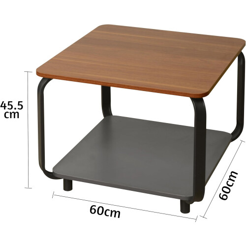 Spot On Dealz Small Side Table 2 Tier Living Room Tables Coffee Table Bottom Shelf 1