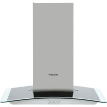 Hotpoint PHGC6.4 FLMX 60 cm Chimney Cooker Hood - Stainless Steel