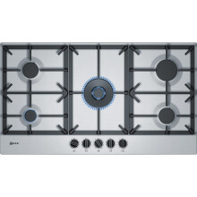 NEFF N70 T29DS69N0 92cm Gas Hob - Stainless Steel, Built-in