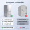 lyrlody Mini Portable Refrigerator, 0.475L USB-Powered Hot and Cold 6