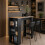 Spot On Dealz Kitchen Island Counter Top Breakfast Bar Along 3-Tier Storage Rack 6