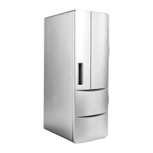 Compact USB Mini Fridge for 2 Cans, Ideal for Office Drinks