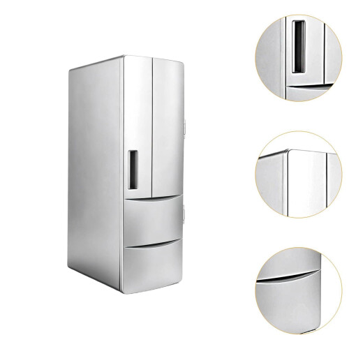 Compact USB Mini Fridge for 2 Cans, Ideal for Office Drinks 2
