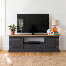 Corona Charcoal Large Widescreen TV Unit