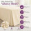 (Cream, Single) Plain Dyed Polycotton Platform Easy Care Base Valance Sheet in 18 colours 3