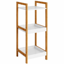 3 Tier Wooden Bookcase Shelving Display Shelf Unit Wood Furniture