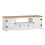 Mercers Furniture Corona White Wax Large Widescreen TV Unit 3