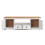 Mercers Furniture Corona White Wax Large Widescreen TV Unit 5