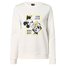 Women's Mickey & Minnie Mouse Jumper 100% Cotton French Terry Size S White
