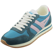 (8) Gola Daytona Chute Womens Trainers in Teal Blue