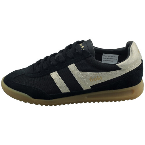 Gola (4) Gola Tornado Womens Trainers in Black Gold 2