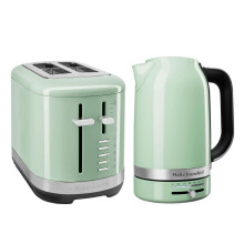 KitchenAid Breakfast Suite 1.7L Kettle and 2 Slice Toaster Set colour: Pistachio