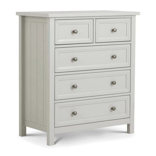 Maine 3 + 2 Drawer Chest - Dove Grey 2