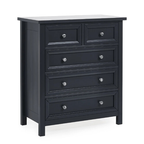 Maine 3 + 2 Drawer Chest - Anthracite 1