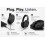 Roxel Roxel RX-90C USB-C Wired Over-Ear Headphones, Mic & Inline Control, 1.5m Cable,B 2