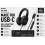 Roxel Roxel RX-90C USB-C Wired Over-Ear Headphones, Mic & Inline Control, 1.5m Cable,B 6
