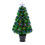 Premier 60cm Multi Colour Fibre Optic Green Tree 1