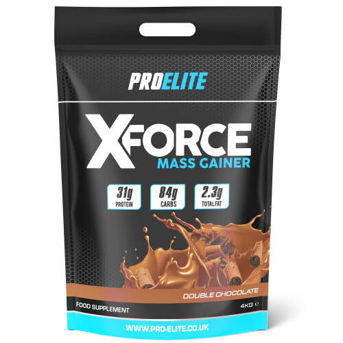 (Double Chocolate) Pro Elite X Force 4Kg Weight Mass Protein Gainer