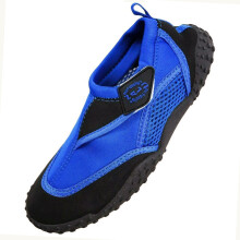 (Blue / Black, Adults UK 8) GEEZY NEW Boys Girls Mens Womens Aqua Beach Surf Wet Water Shoes Wetsuit Boots Nalu