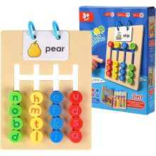 Color Challenge Game, Fun Letter Matching Toys,Color Matching Puzzle Game for Family Game Night and Party, Letter Flash Cards for Educational Toy