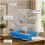 KCT KCT Lima Small Exotic Portable Bird Cage - Blue 4
