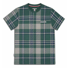 (2XL, Green Gables) Lambretta Mens Tartan Check Short Sleeve T-Shirt