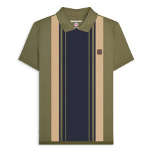 (XL, Khaki) Lambretta Mens Classic Polo Short Sleeve Polo Shirt