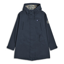(M, Dark Navy) Lambretta Mens Waterproof Hooded Warm Winter Parka Jacket Coat
