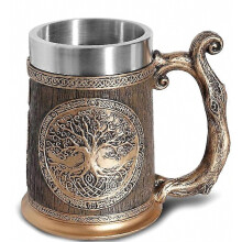 Drinkpul, bierpul, tankard, koffiekopje, Yggdrasil-boom, tankard, beker, 20oz, cadeau