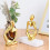 Modern Thinker Resin Statues, Xixiran 2 Pieces Abstract Thinker Statue, Resin Home Decor Gift 2