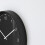 ZRIZAURA BONDIS Black Wall Clock 38 cm 3