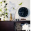 ZRIZAURA BONDIS Black Wall Clock 38 cm 4