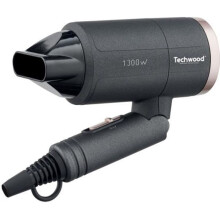 Secador de Pelo Plegable 1300 W Techwood - TSC-1296 - 2 Velocidades - Concentrador - Mango Plegable