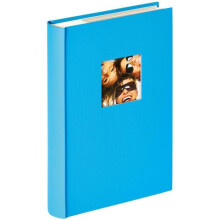 Walther Album photo mémo Bleu océan 24 x 32,5 cm – 300 photos (10x15), découpe 8x8 cm