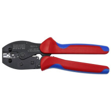 Crimpzange - KNIPEX - 97 52 42 6 - 3 in 1 Schneiden/Abisolieren/Crimpen - für PV-Stecker MC4/MC4 Evo2 - rot