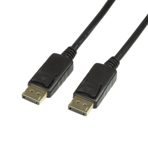 Cable DisplayPort - LOGILINK - CV0076 - 7,5 m - Conector bloqueable - Baño de oro