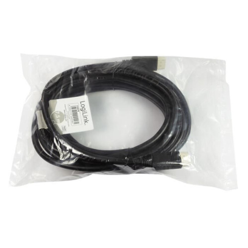Cable DisplayPort - LOGILINK - CV0076 - 7,5 m - Conector bloqueable - Baño de oro 2