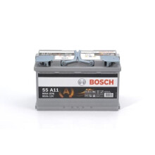 BOSCH Autobatterie AGM S5A11 80Ah / 800A