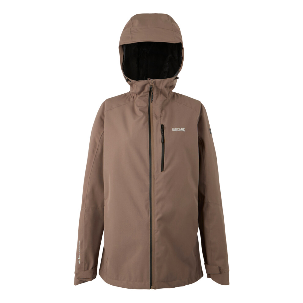 Regatta Women's Birchdale Ii Waterproof Jacket - Mocha - 12 Uk - Mocha - 100% Polyester - Image 2