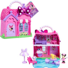Transportables Puppenhaus - DISNEY - Minnie Mini Herrenhaus - 2 Etagen - Figur enthalten