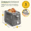Cuisinart Toaster - CUISINART - Core Collection - 2 Scheiben - Extra breite Schlitze - Stein Grau 1