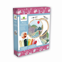 Creative embroidery kit - SYCOMORE - Lovely Box Landscape Embroidery - Embroidery hoop - Cotton threads